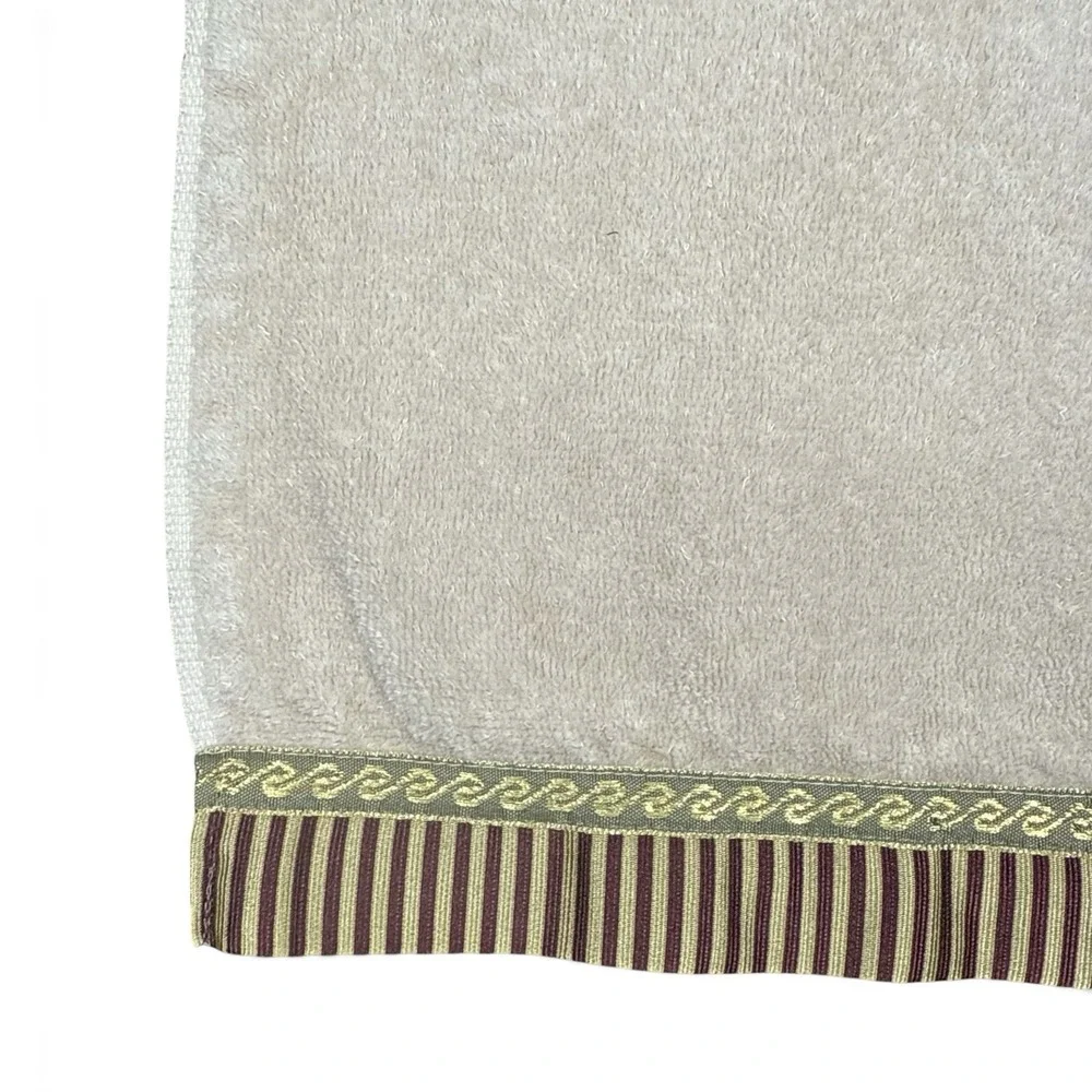 Avanti for Macys Bath Linens BANANA PALM 1 Bath Towel & 1 Hand Towel Made In USA